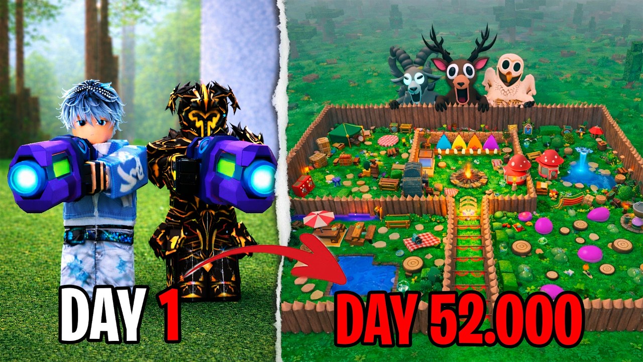 BUILDING BEST BASE AFTER 52.000 DAYS IN 99 NIGHTS IN THE FOREST!!!