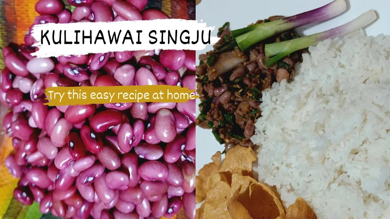 Kulihawai Singju | Kidney beans Singju | Manipuri Food | Easy and Tasty 😋 #singju #manipurifood