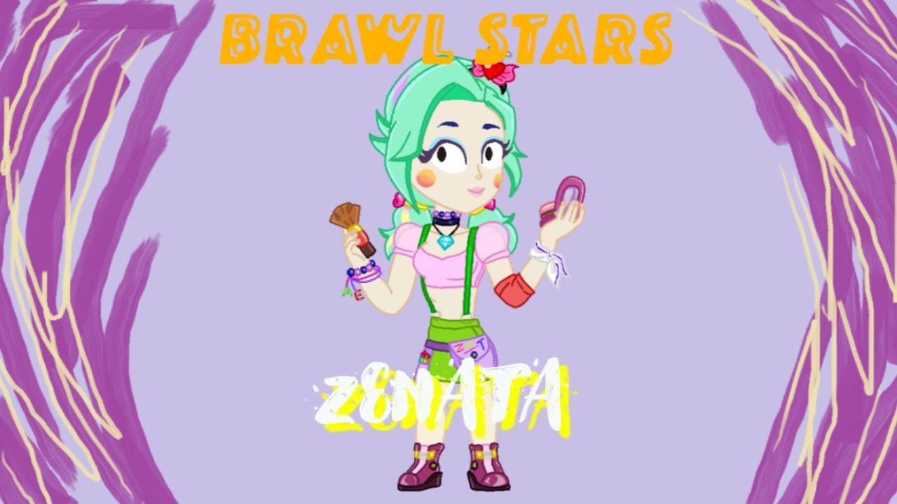 |SPEEDPAINT| Brawl Stars 🌟 Zenata (Brawl Stars OC) 💄