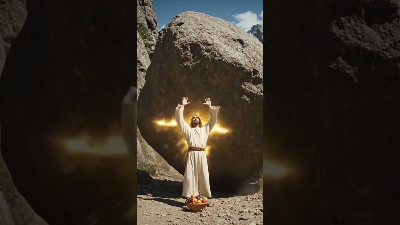 Satan tried to hit Jesus Christ with a rock.#vfx #yashu #vfxshowreel #ghostvfx #ilmvfx #scanlinevfx