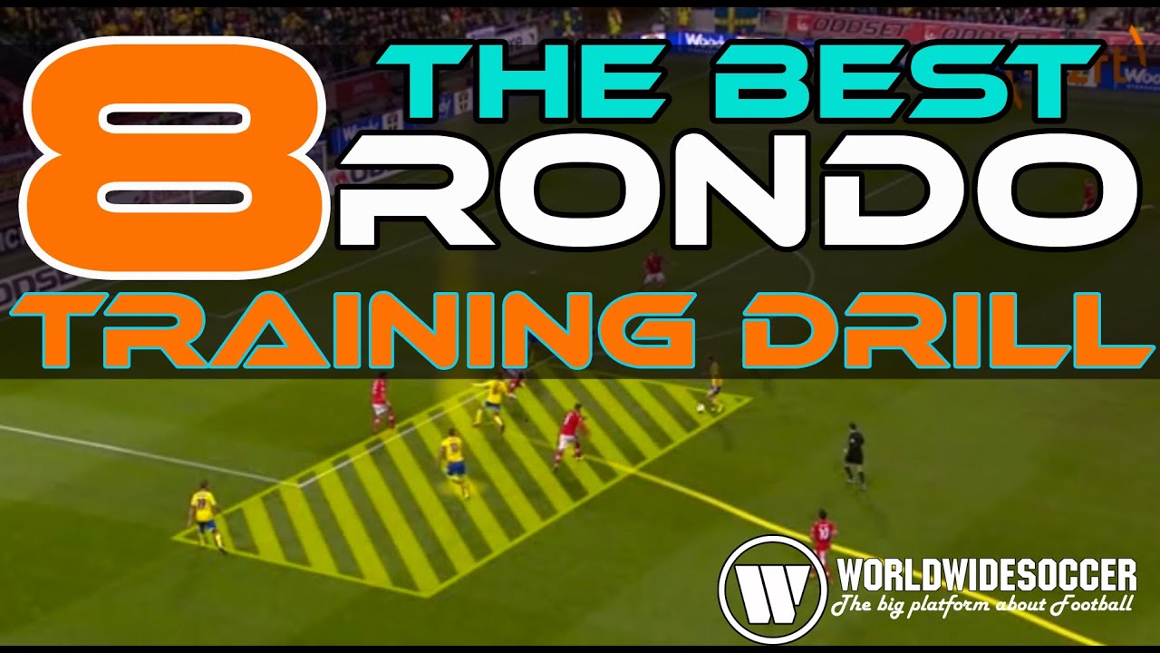 SOCCER COACHING POSSESION (RONDO) DRILL TECHNICAL TRAINING