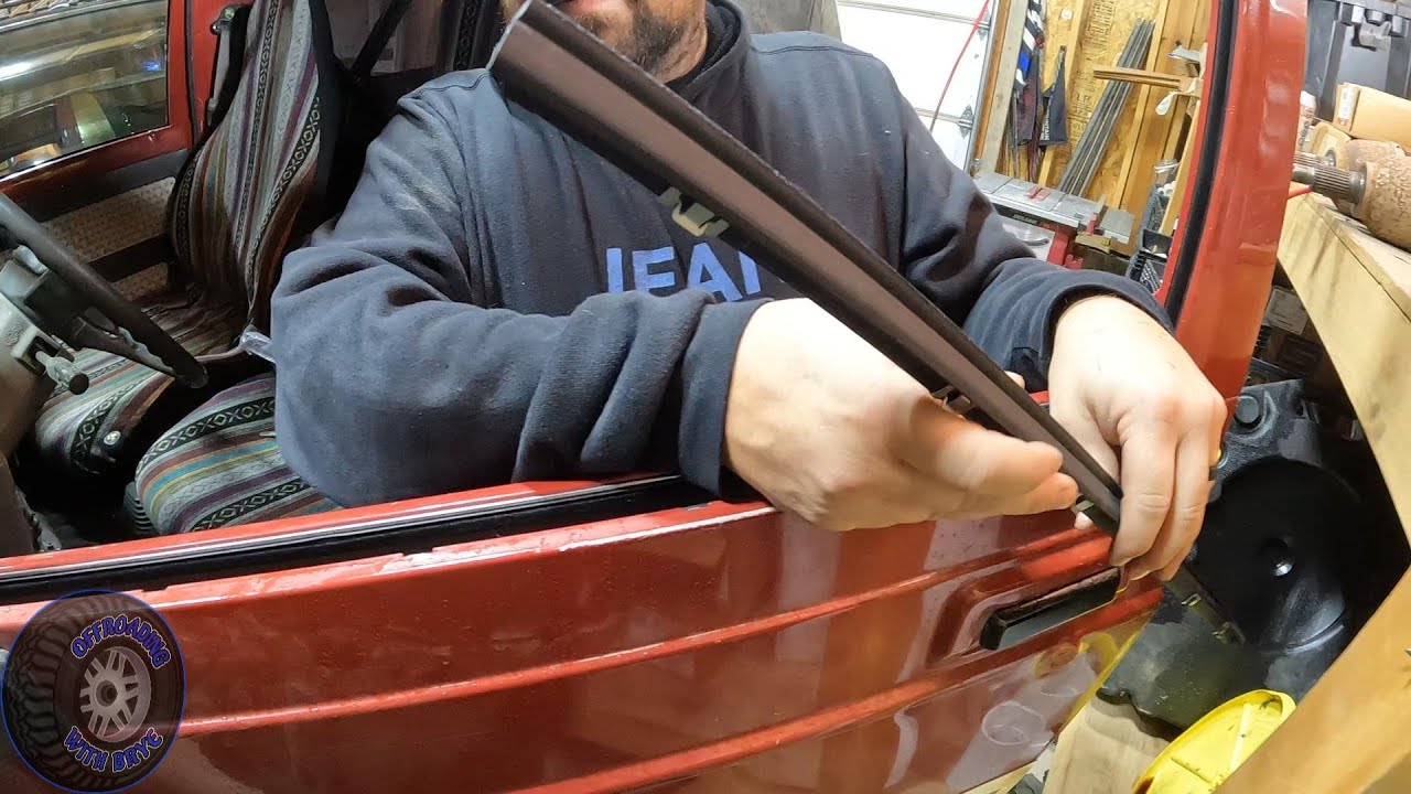 Samurai gets new window trim and glove box