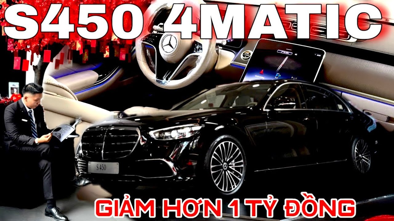 MERCEDES S450 4MATIC | Mẫu Sedan dài 5m3 cực kỳ rộng rãi và sang trọng | Đang ưu đãi hơn 1 tỷ đồng