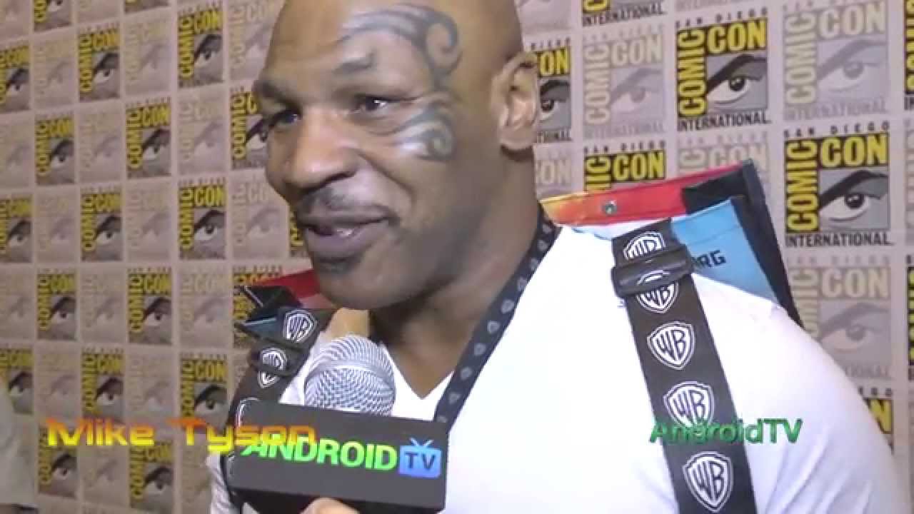 Mike Tyson at Comic Con AndroidTV press day