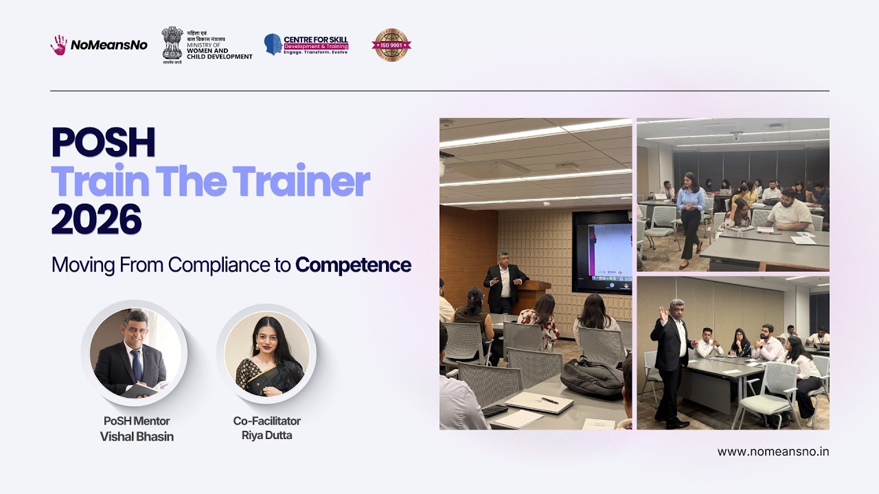 NoMeansNo PoSH TTT 100% Activity Based Workshop