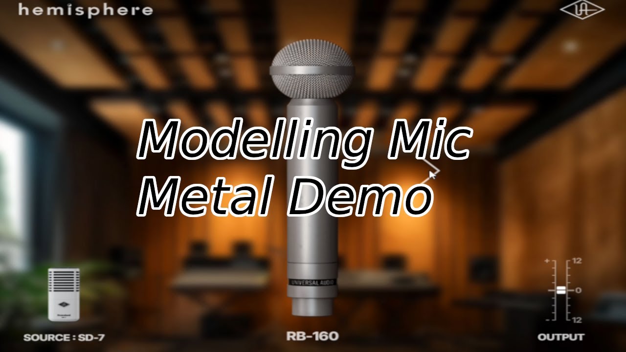 Universal Audio SD7 Hemisphere Modelling Microphone - Quick Metal Demo