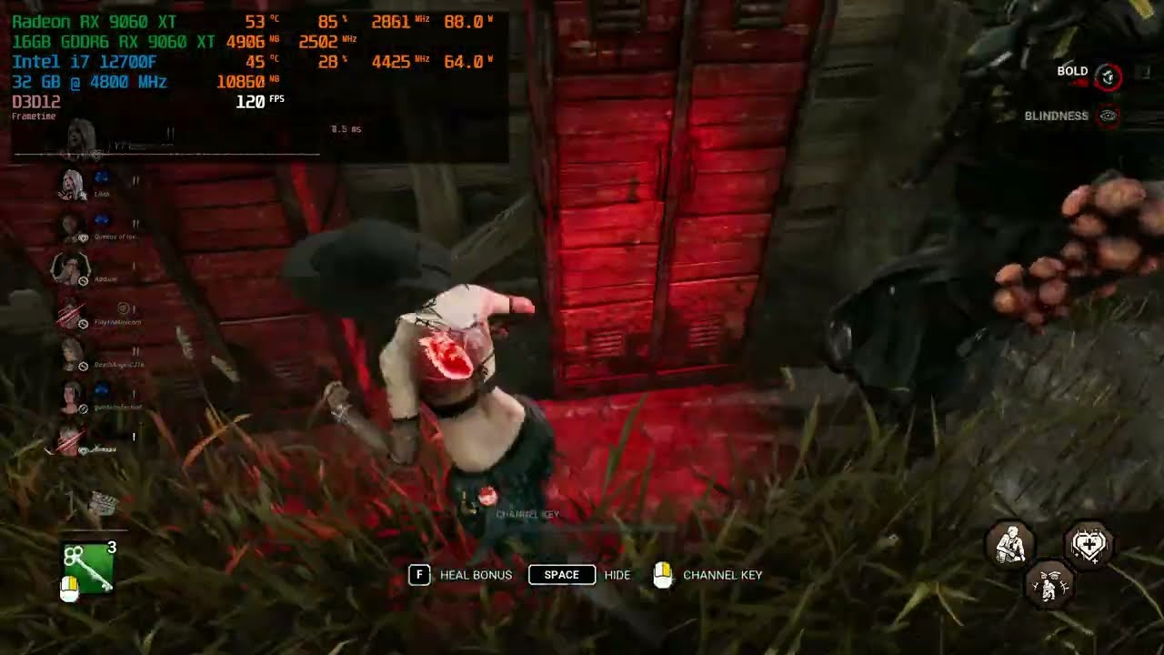 Dead by Daylight - RX 9060 XT + i7 12700F | 1080P | ULTRA Settings