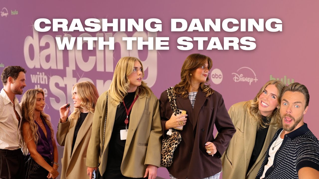 we snuck into the 2025 DWTS cast reveal !!!