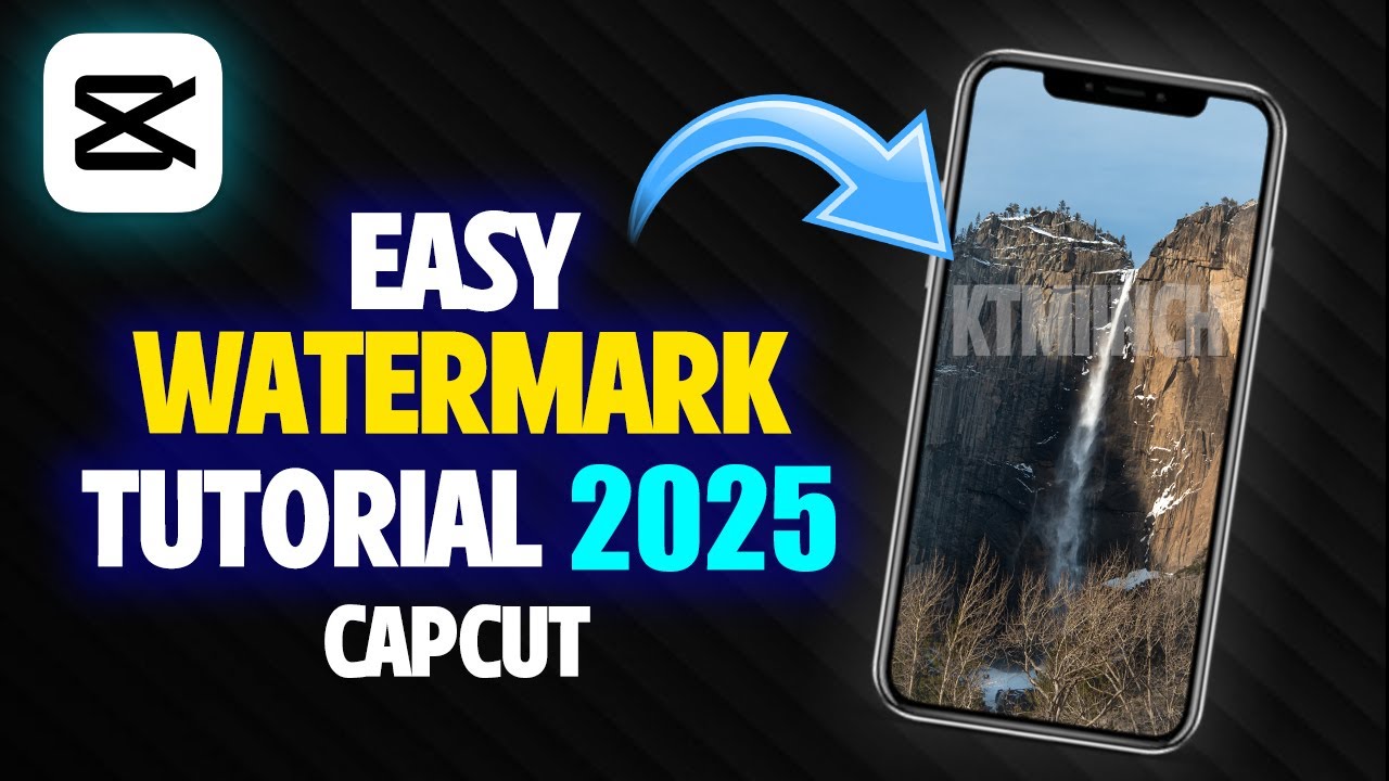 Easy Watermark Tutorial in CapCut (2025) | How to Create a Watermark