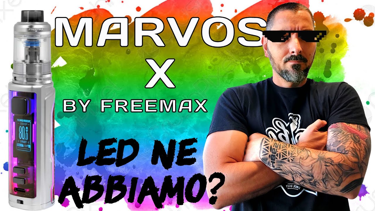 LED ne abbiamo in questa MARVOS X di Freemax
