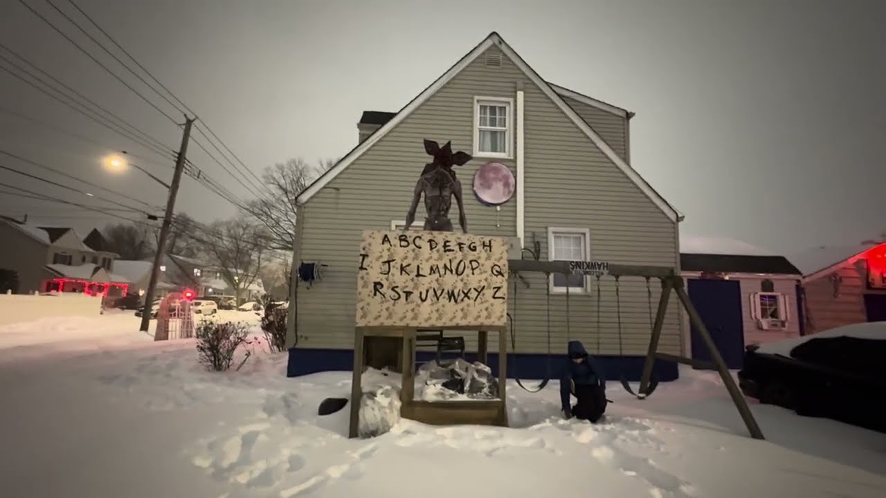 Snow-Mageddon! 15 inches in NYC!  #snow #blizzard #snowstorm #homehaunt #hauntedhouse #haunted 