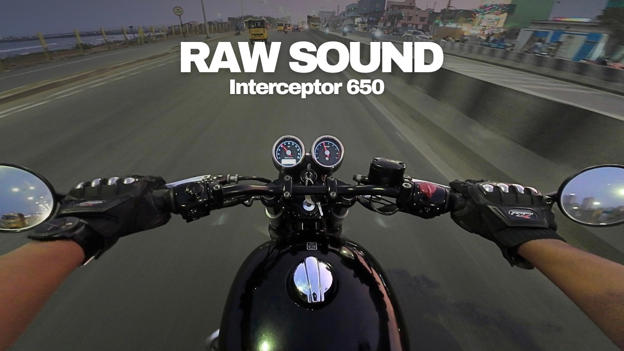 Interceptor 650 POV Ride with moto torque exhaust | TheThrottleX | Raw sound