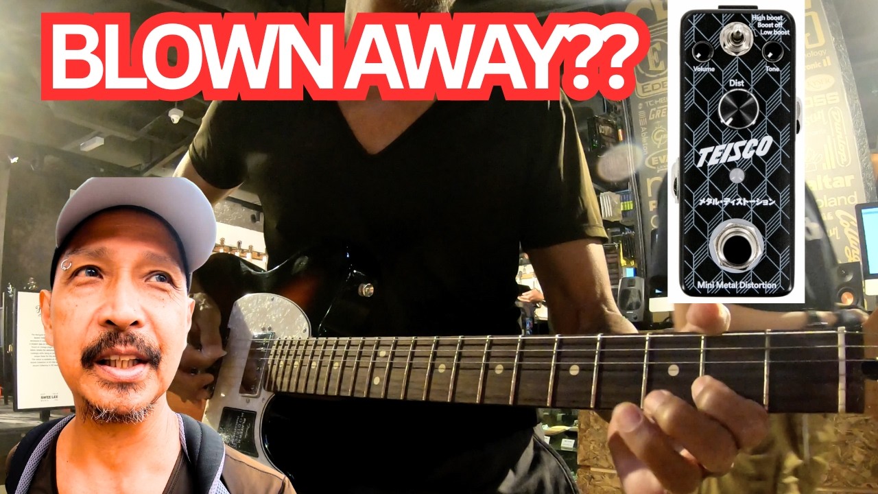 Fender Player 2 Mod Tele, Tiesco Mini Metal Distortion Pedal, SweeLee Lot 10 Kuala Lumpur
