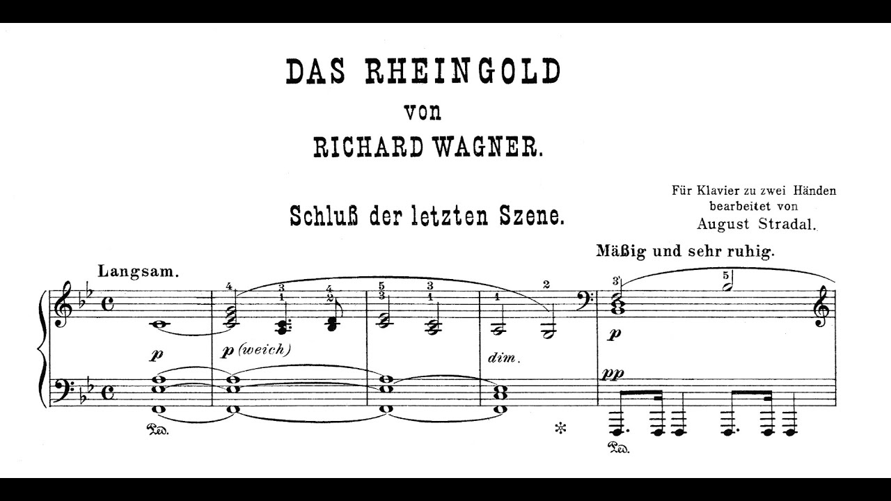 Richard Wagner - Das Rheingold, Scene IV: Entry of the Gods into Valhalla (Arr. August Stradal)