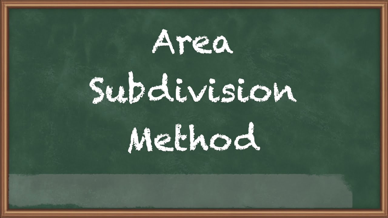 Area Subdivision Method - Visible Surface Detection and Animation - Computer Graphics