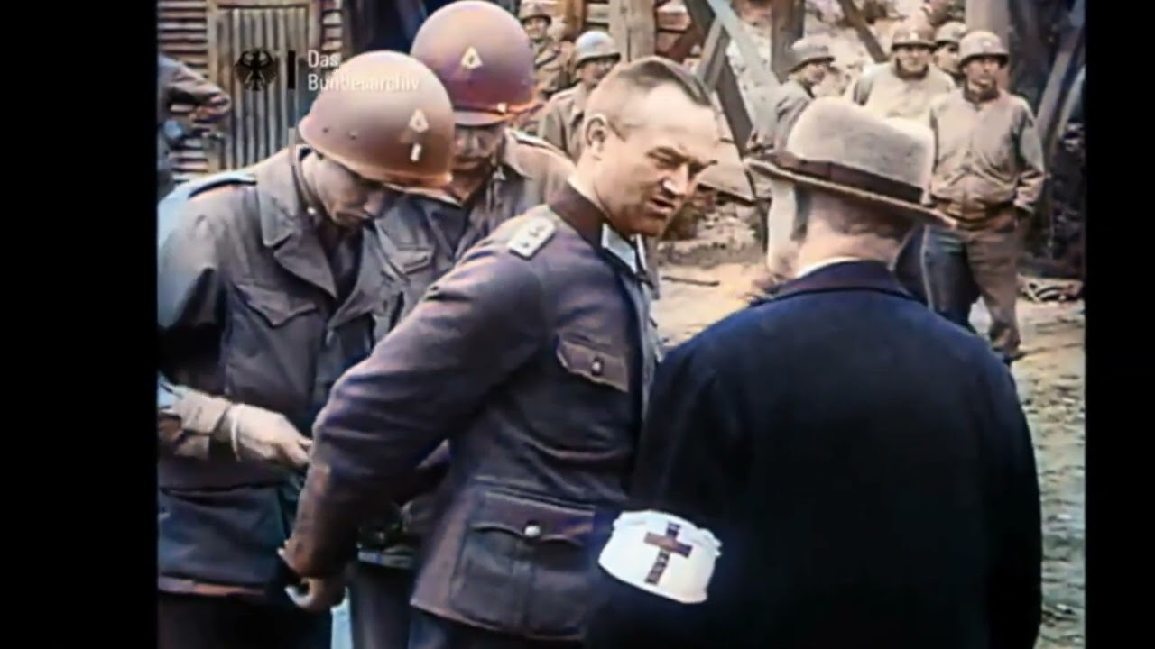 Last Minute of Curt Bruns &ndash; Nazi Officer Executed by Firing Squad, 1945