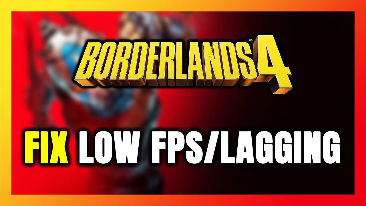 Как ИСПРАВИТЬ низкий FPS и лаги в Borderlands 4!