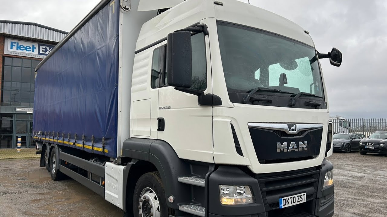 MAN TGS 26.330 LX *EURO 6* 26 TONNE CURTAINSIDER 2020 - DK70 ZST