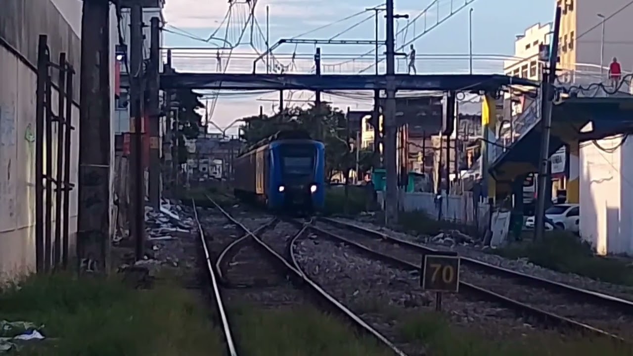 CNR Série 3000 TUE 3024 na PN de São João de Meriti (Parador Belford Roxo e Central)
