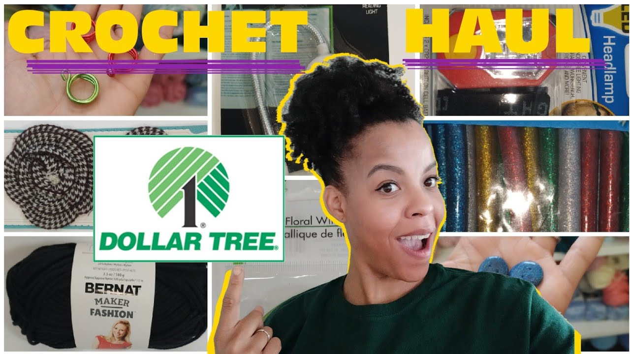 Dollar Tree Craft Supplies - Crochet Dollar Store Haul