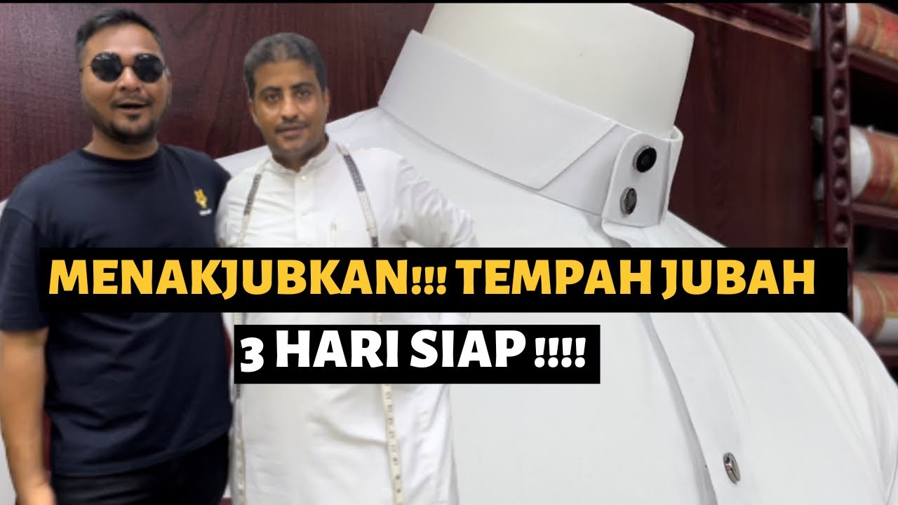 MENAKJUBKAN ! TEMPAH JUBAH 3 HARI SIAP