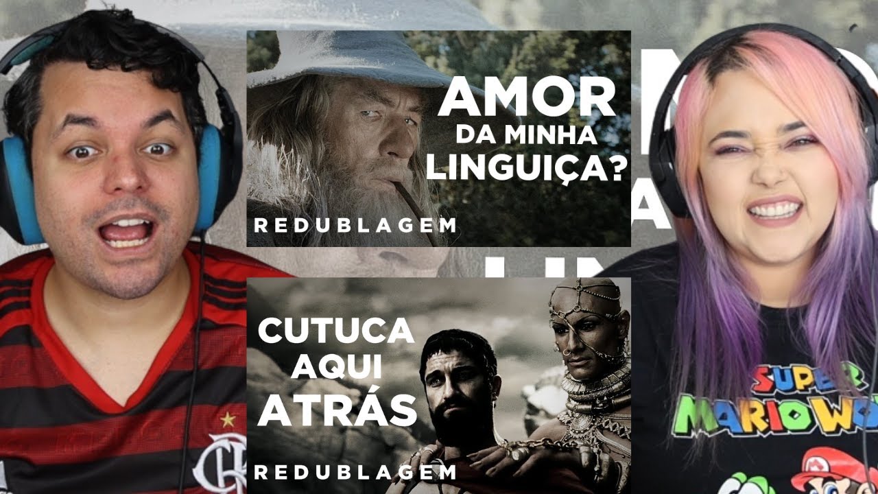2 em 1 Gandalf Gaiato #2  e Espartano Caba Macho (Paródia Redublagem) (Pabollo ) ‹ REACT ›