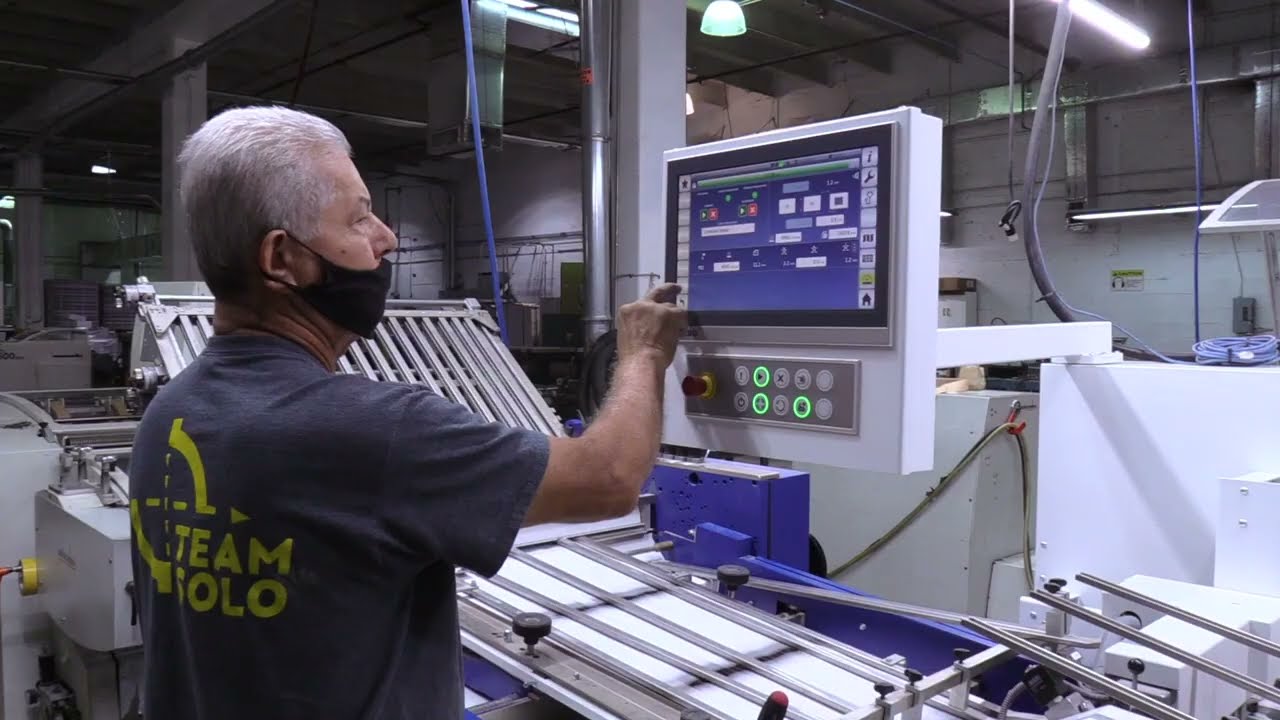 MBO T800.1 Full Auto Buckle Folder Folding 2-Up, Banded, Direct Mail at Solo Printing