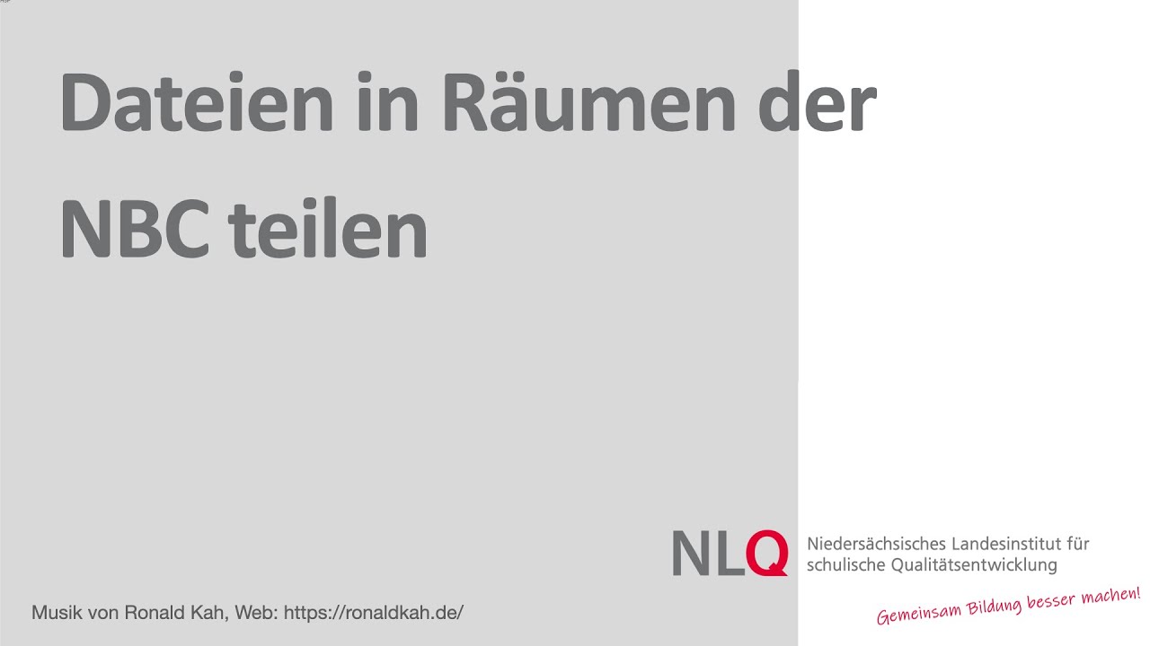 Dateien in Räumen der NBC teilen