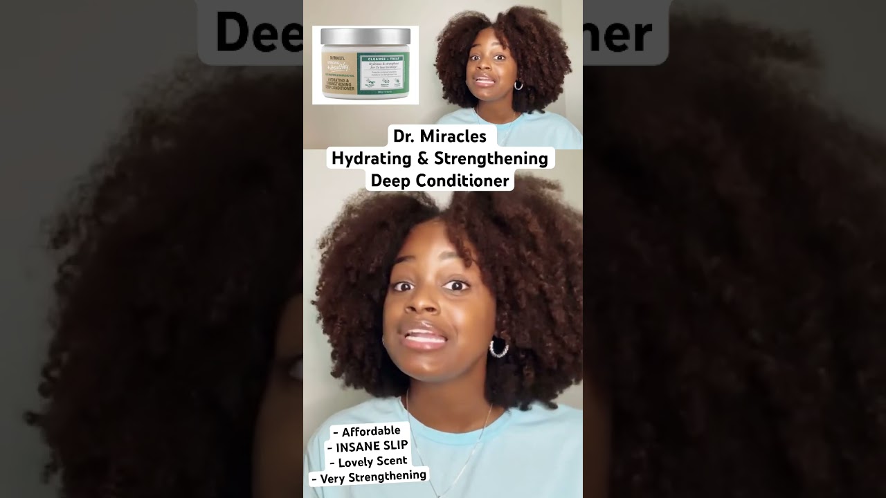 Dr. Miracles Hydrating & Strengthening Deep Conditioner! #haircareproducts #washday #naturalhair