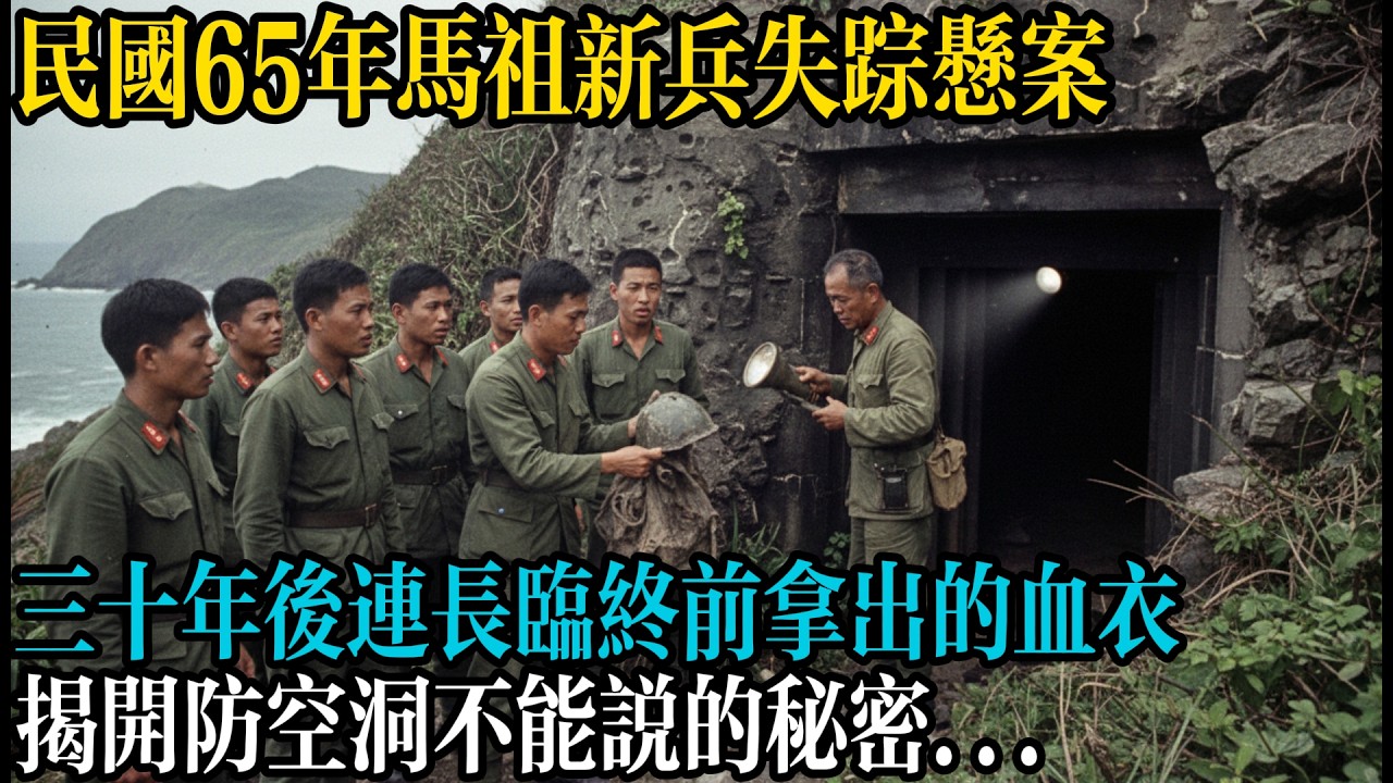 民國65年馬祖新兵失蹤懸案，三十年後連長臨終前拿出的血衣，揭開防空洞不能說的秘密...#情感