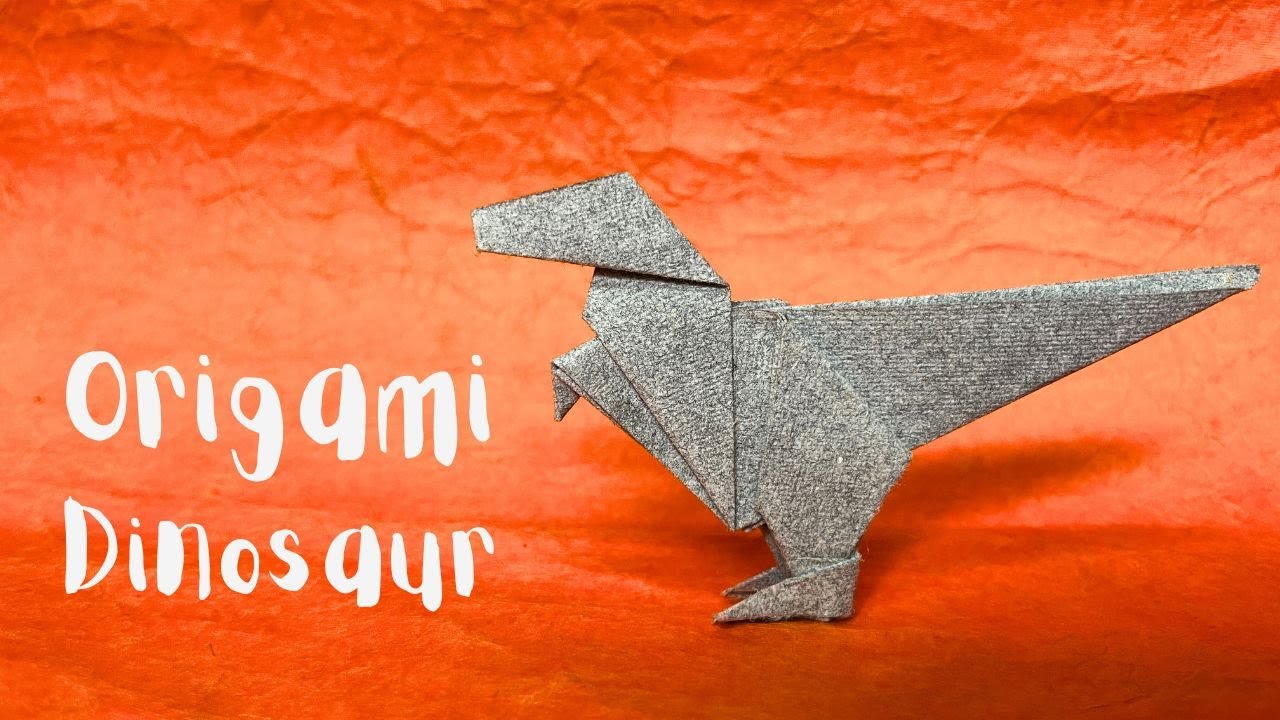 Easy Origami Dinosaur | How To Make Paper Dinosaur Step by Step Tutorial | InnoVatioNizer