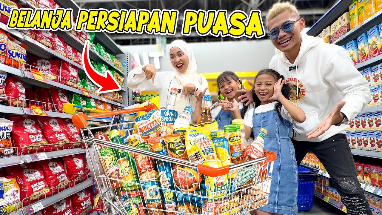 BELANJA BULANAN KEPERLUAN BUKA PUASA UNTUK MASAK BESAR DI RUMAH!! WOW SEBANYAK INI!!