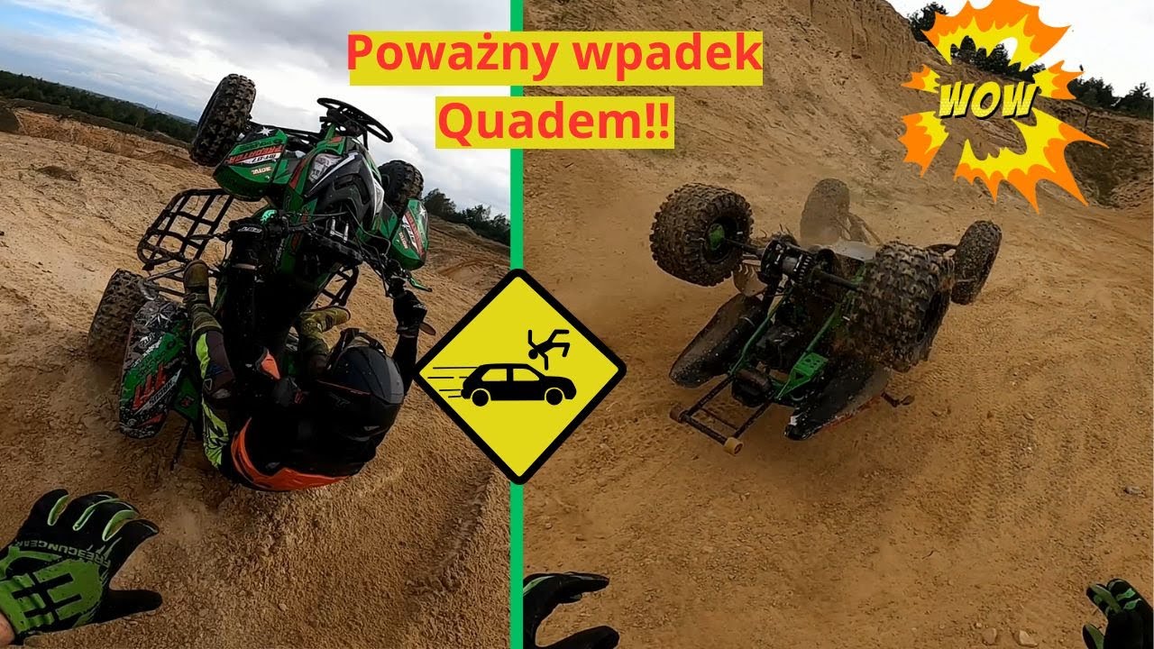 ‼️ATV CRASH ‼️ Rozwalił quada całkowicie 😨