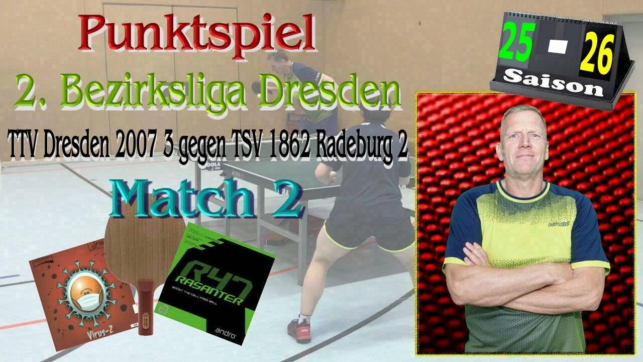 Tischtennis - Lange Noppen - Johannes Petzold gegen Uwe Li&szlig;ner
