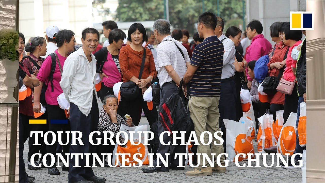 Tung Chung plagued by large tour groups since the Hong Kong-Zhuhai-Macau Bridge opened