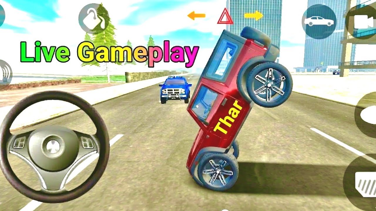 City Road Mahindra Thar👿Games: Indian Thar (Gadi Wala Games) Car Game Android Game - Part-27 Live