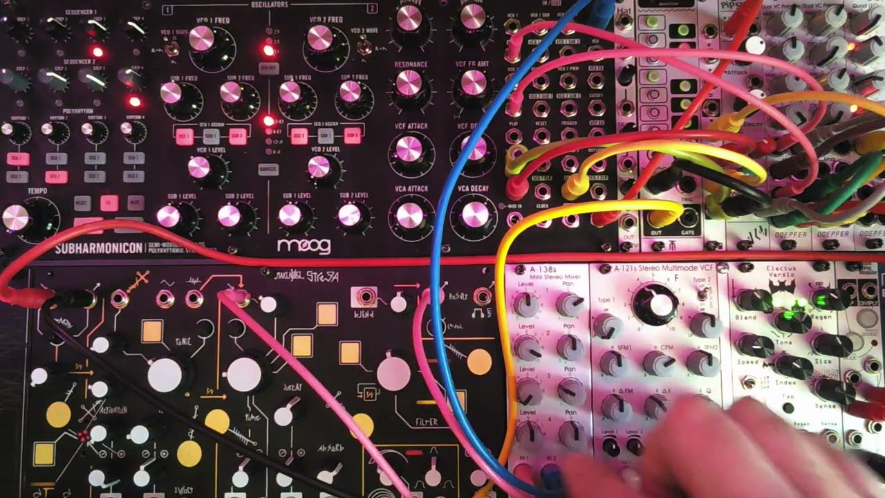 Tides of Titan - Moog Subharmonicon and Make Noise Strega Jam