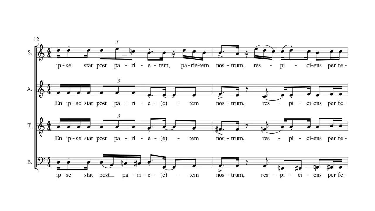 Surge amica mea (Aur&eacute;lien Hallopeau, Song of Songs) - SATB divisi