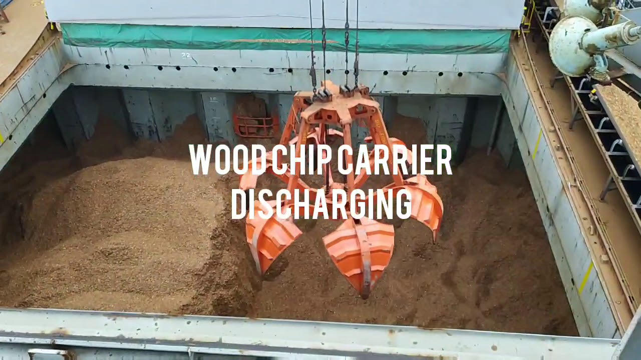 Wood Chip Carrier Discharging
