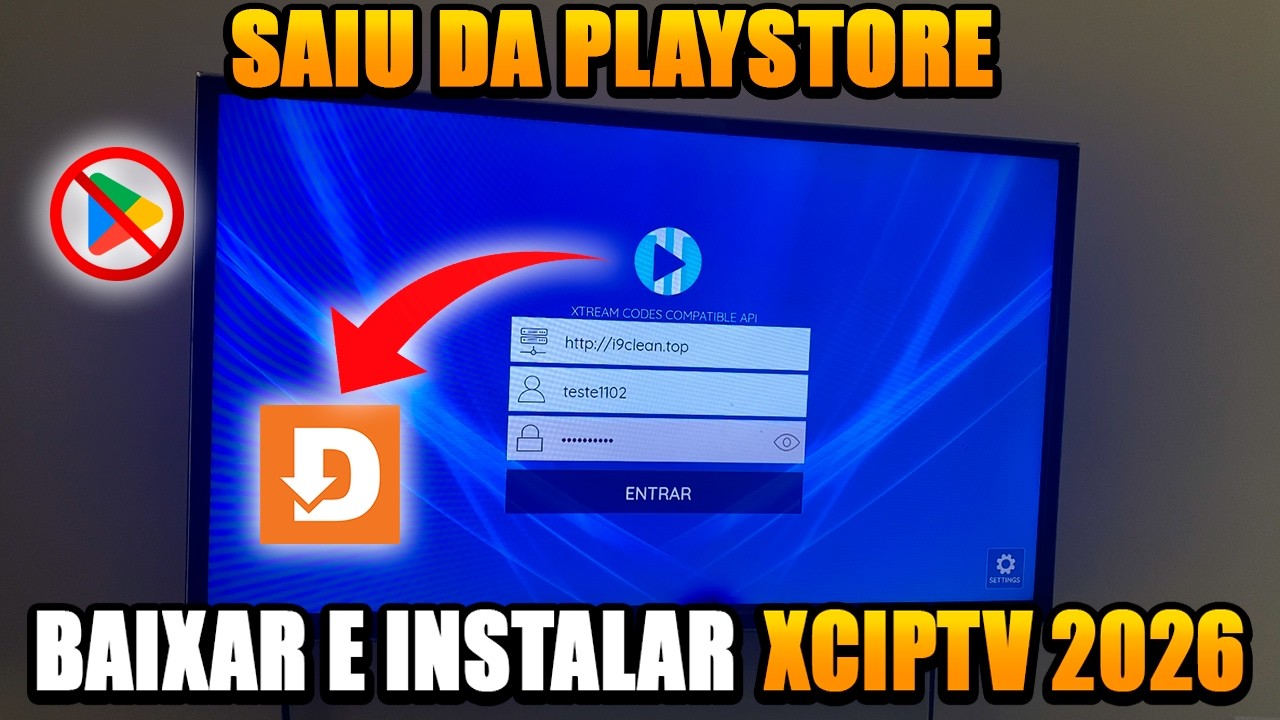 BAIXAR E INSTALAR XCIPTV SEM PLAYSTORE! ATUALIZADO 2026