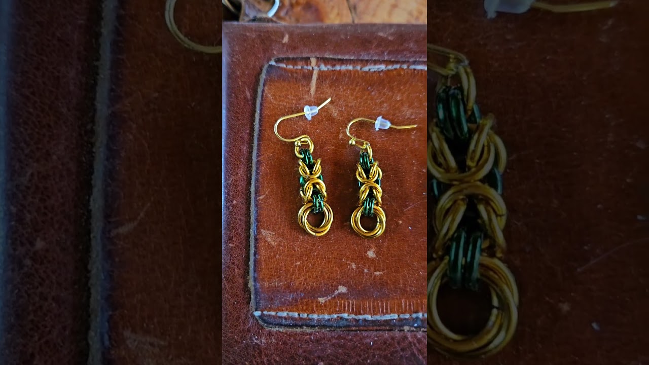 New Chain Maille Earrings ⛓️ ✨️