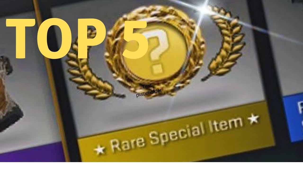 TOP 5 RARE SPECIAL ITEM UNBOXING BY ANOMALY