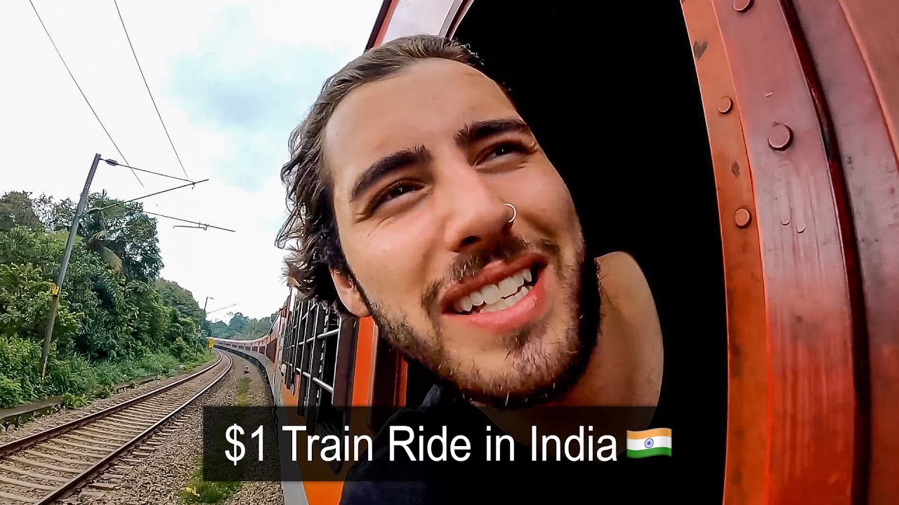 $1 Train Ride in India 🇮🇳