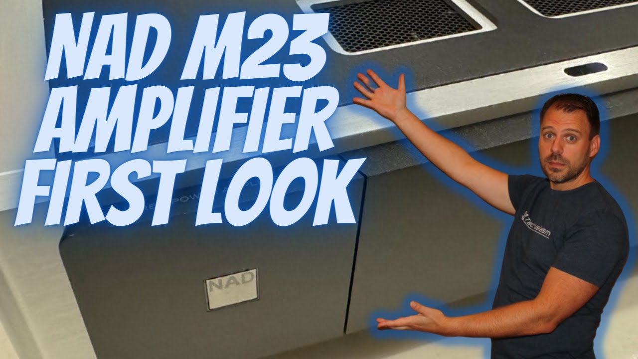 NAD M23 Masters Series Stereo Power Amplifier Unboxing & First Look