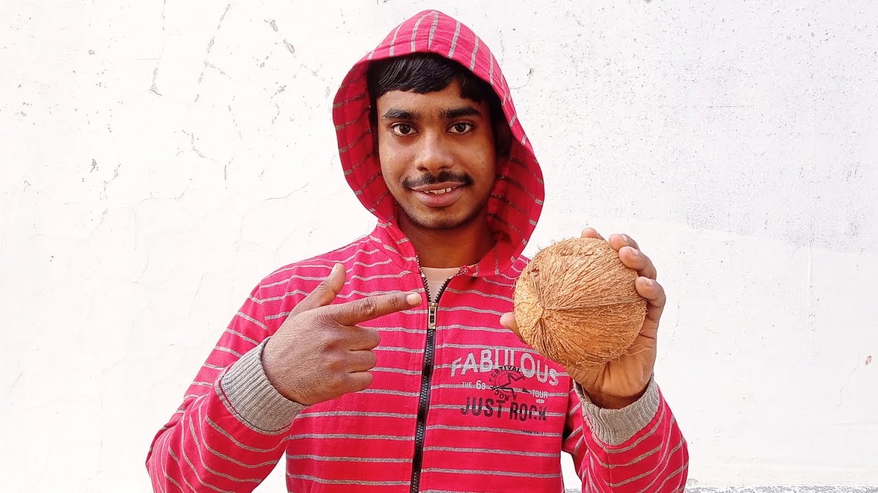 I Challenged My Brother Ritesh to Break One Coconut Using Different Techniques 😃