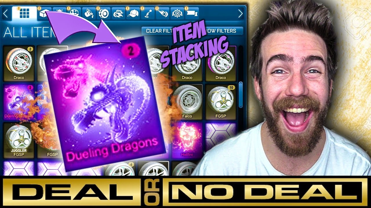 BLIND TRADING WITH ITEM STACKING IS INTENSE!