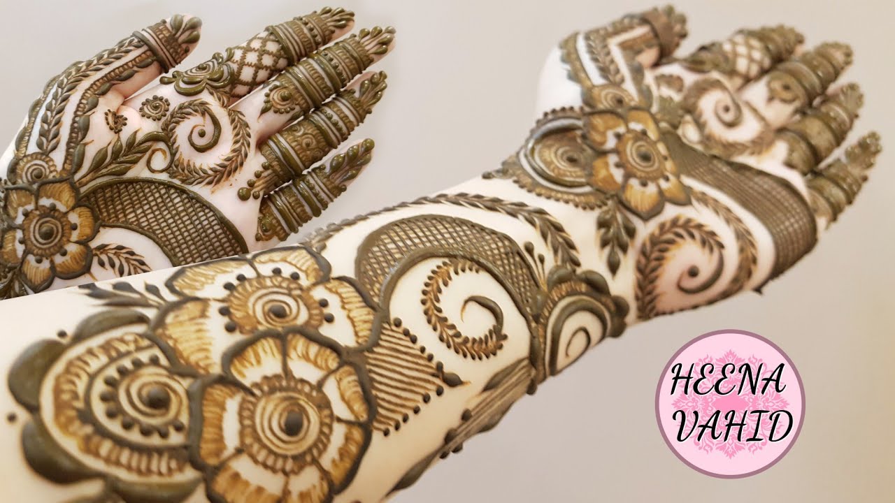 Heavy Dubai henna design for front 2021 || Heena Vahid.