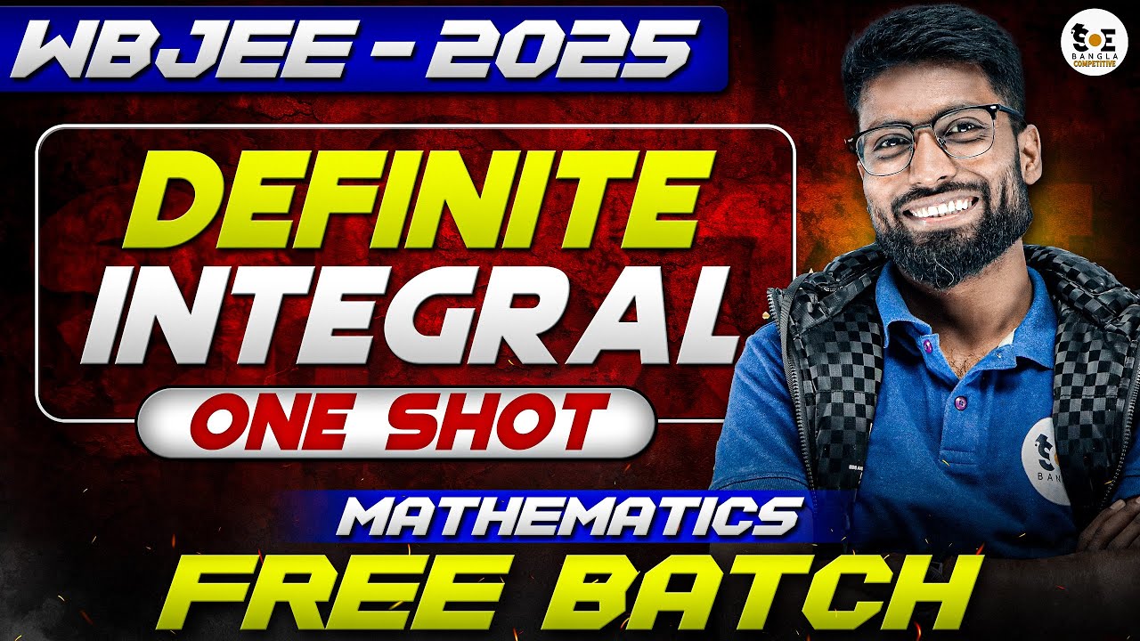 WBJEE 2025 - Master Definite Integrals in ONE SHOT! | IQ Series by Aminur Sir | Top 20 MCQ Guide