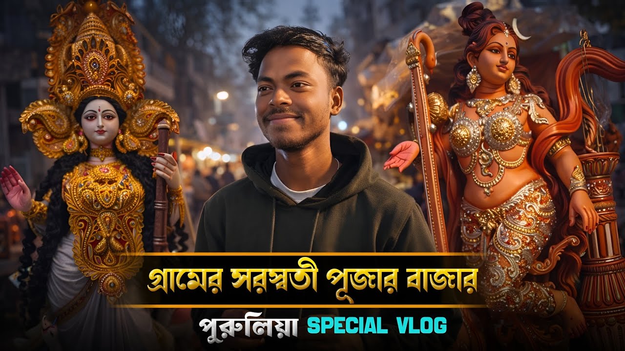 পুরুলিয়া সরস্বতী পূজার স্পেশাল বাজার | Saraswati Puja Market Purulia 2026 