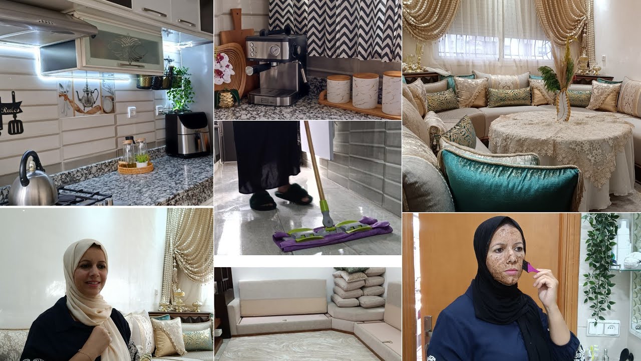 تغيير فالمطبخ والنتيجة جات🔝وقاديت حتى ركن القهوة💞تنظيف الرخام او لكرانيت كيرجع كيلمع بحال عاد ركبتيه